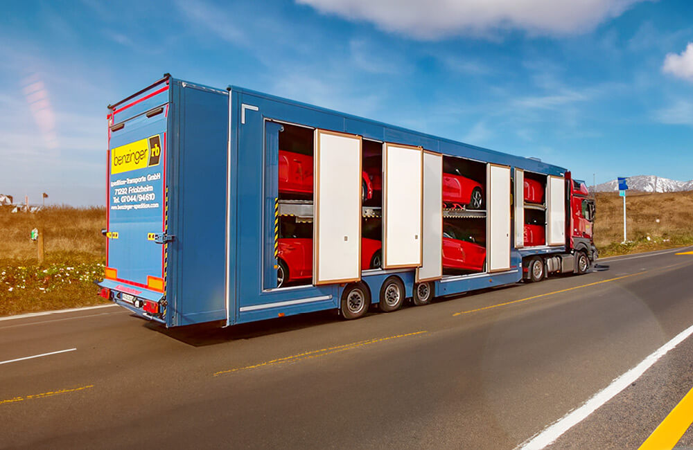 Autotransporte geschlossen bis 24 Tonnen